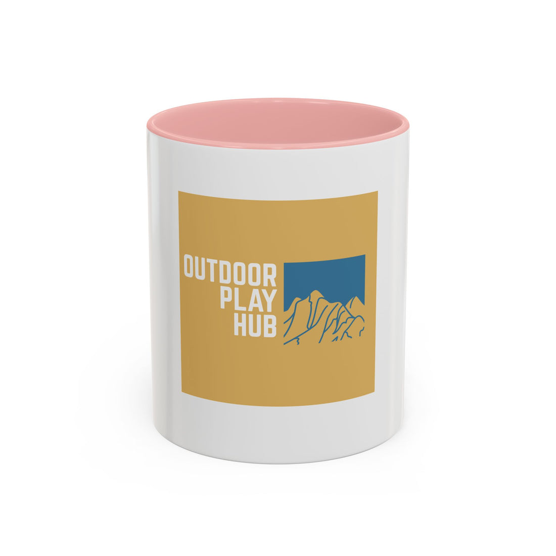 Outdoor Play Hub Coffee Mug — Mountain Adventure Accent Mug (11/15 oz)