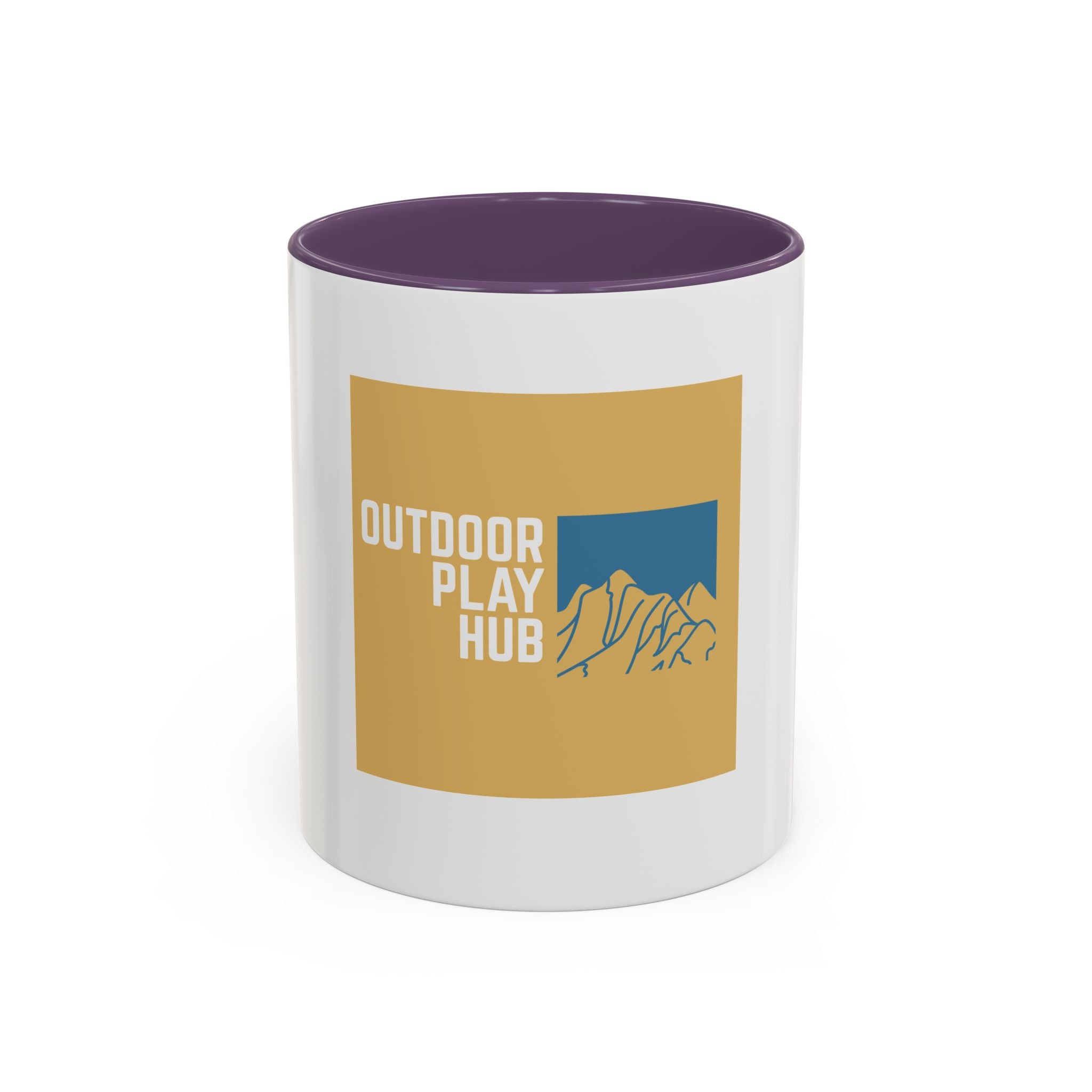 Outdoor Play Hub Coffee Mug — Mountain Adventure Accent Mug (11/15 oz)