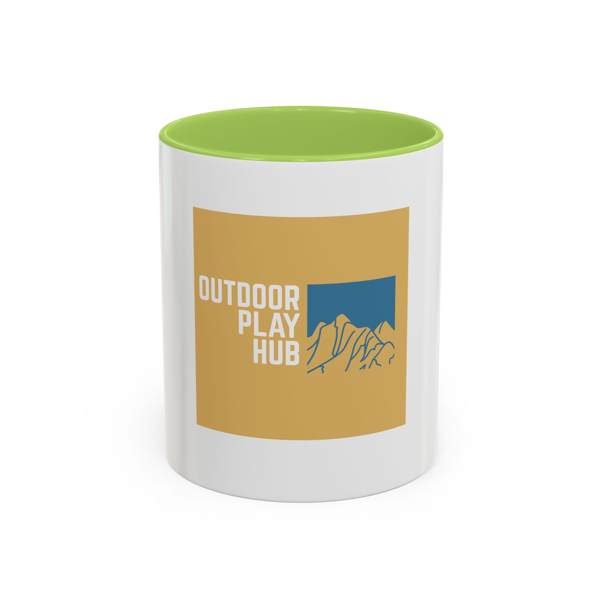 Outdoor Play Hub Coffee Mug — Mountain Adventure Accent Mug (11/15 oz)