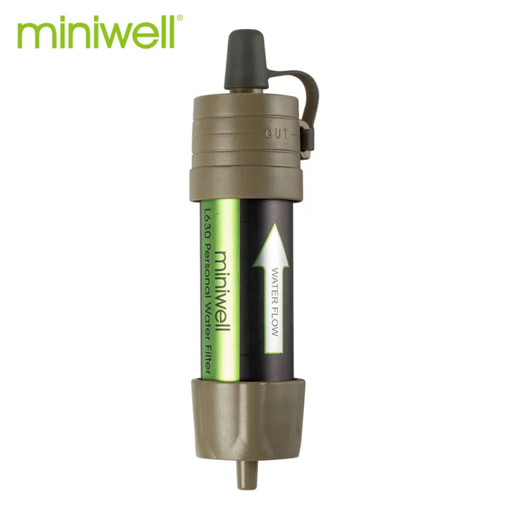 Portable Water Filter Straw Camping Survival Emergency Purification Miniwell L630