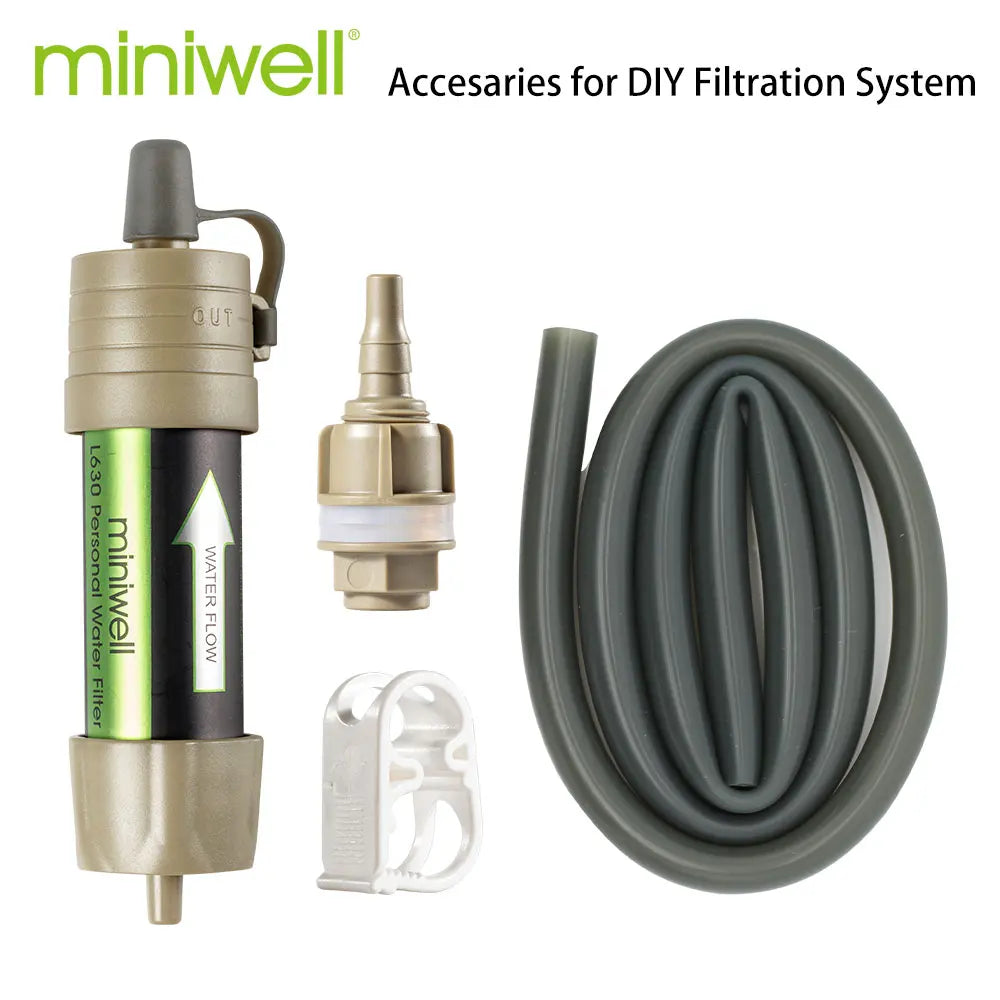 Portable Water Filter Straw Camping Survival Emergency Purification Miniwell L630