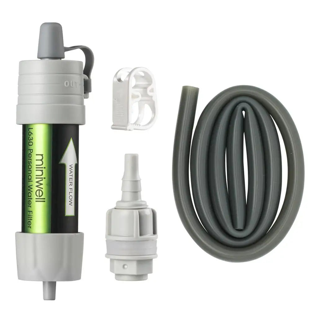 Portable Water Filter Straw Camping Survival Emergency Purification Miniwell L630