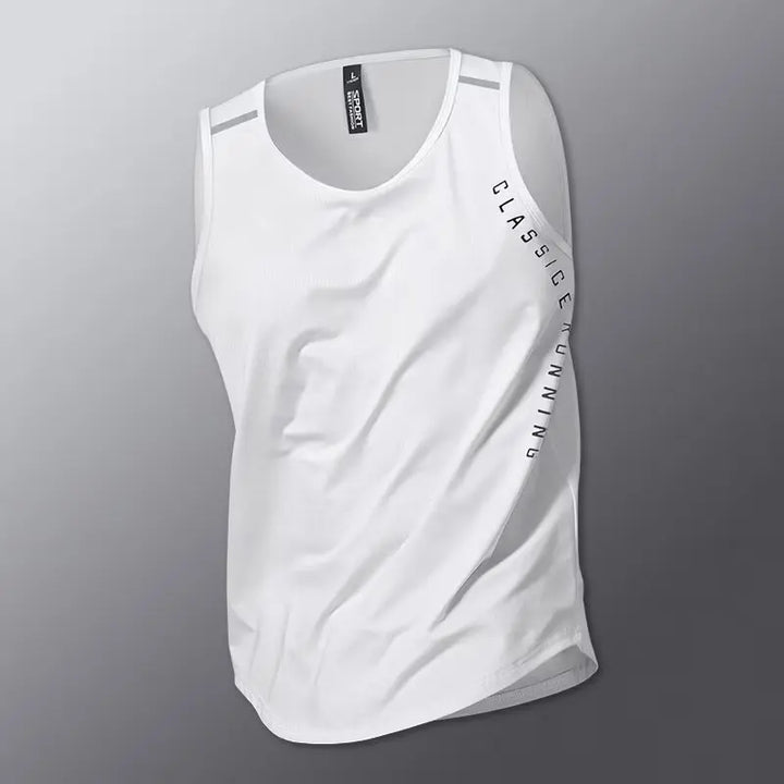 Men’s Ice Silk Sports Vest Quick Dry Sleeveless Running Top