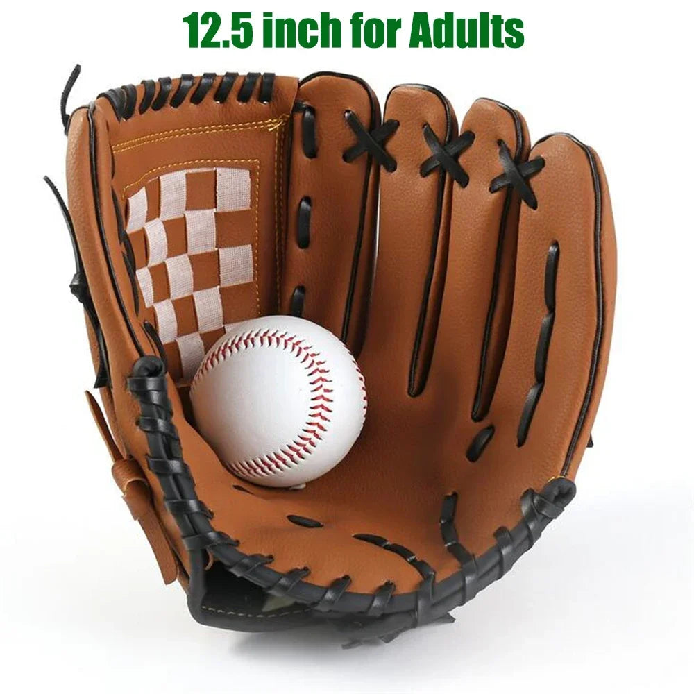 Baseball Glove Left Hand Outdoor Training Kids Adults Softball Catch