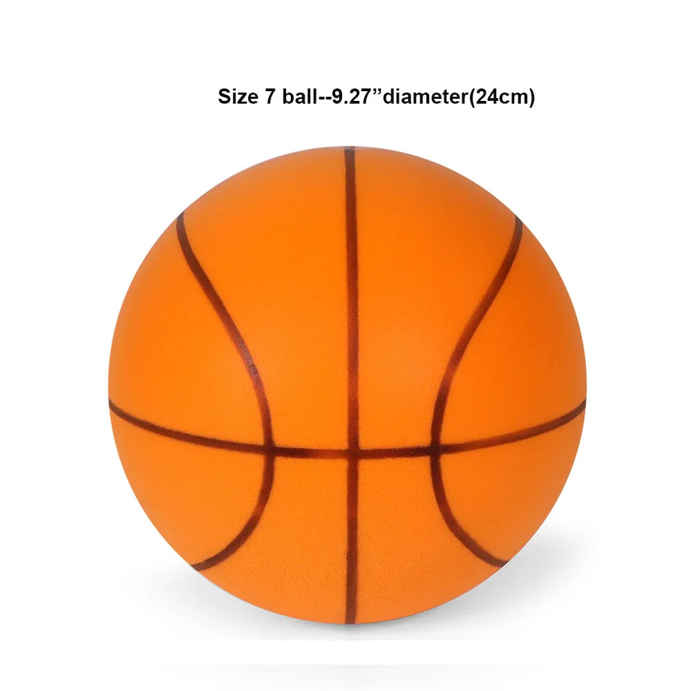 Silent Dribbling Foam Basketball Noiseless Indoor Training High Bounce Ball