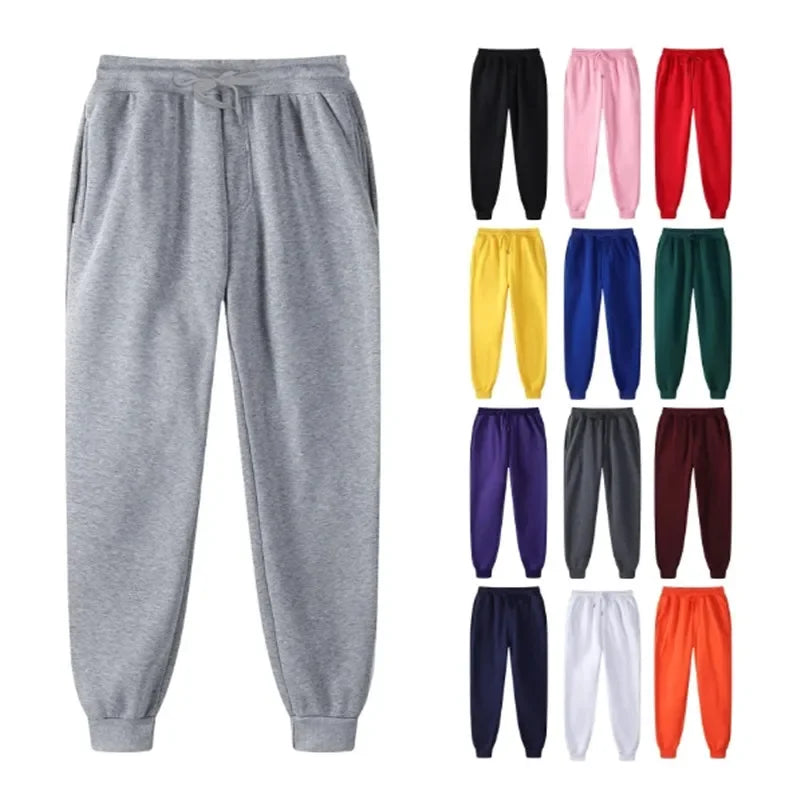 Unisex Sweatpants Autumn Winter Jogging Running Fitness Casual Tracksuit Pants