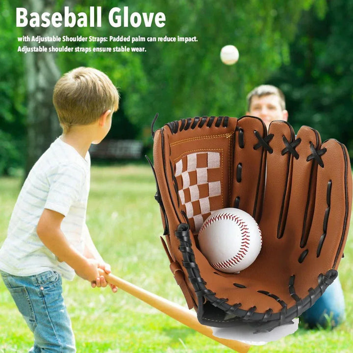 Baseball Glove Left Hand Outdoor Training Kids Adults Softball Catch