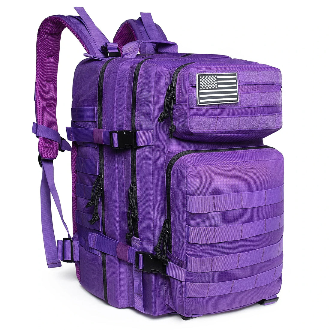 45L Tactical Backpack Large Capacity MOLLE Hiking Camping Outdoor Bag