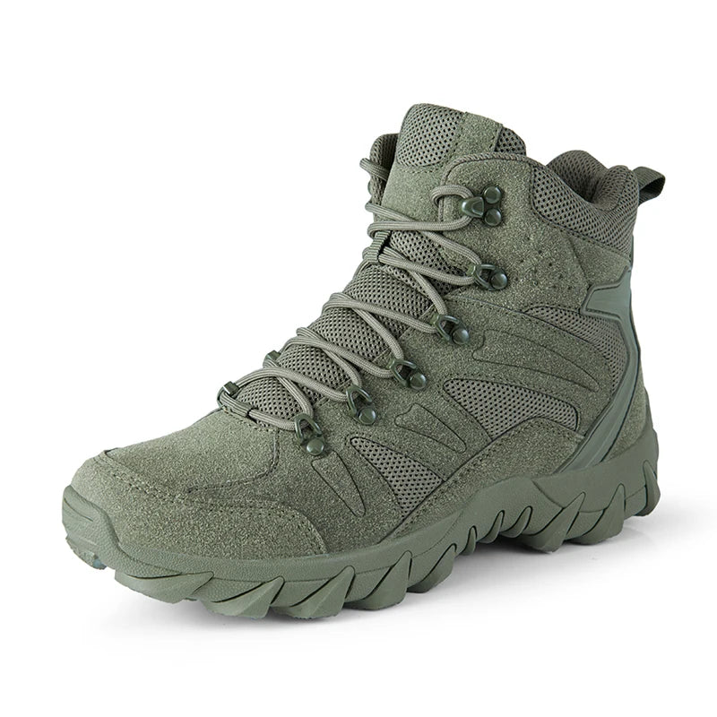 Tactical Combat Boots Men Outdoor Hiking Anti Wear Training Shoes