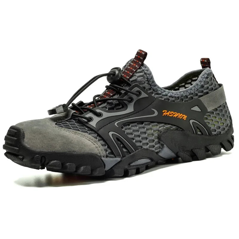 Men Wear Resistant Hiking Shoes Anti Slip Outdoor Trekking Sneakers