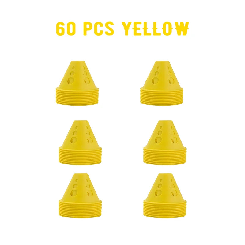 Colorful Soccer Training Cones Set Football Agility Marker Cups Kit