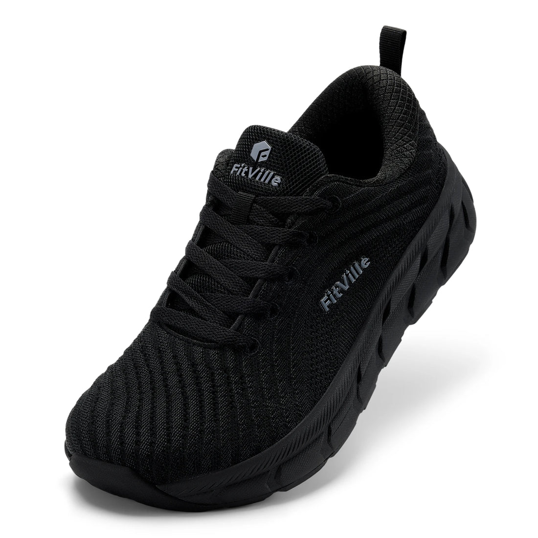 FitVille Wide Toe Box Running Shoes Men Cushioned Non Slip