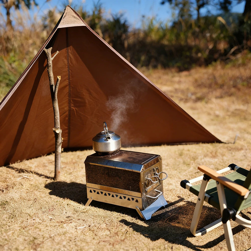 Camping Stove Windshield Windbreak BBQ Outdoor Windproof Cooking Shield