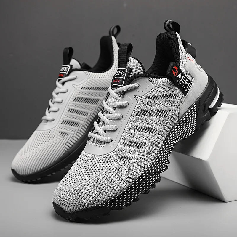 Men Running Shoes Lightweight Breathable Sneakers Outdoor Athletic Training Shoes
