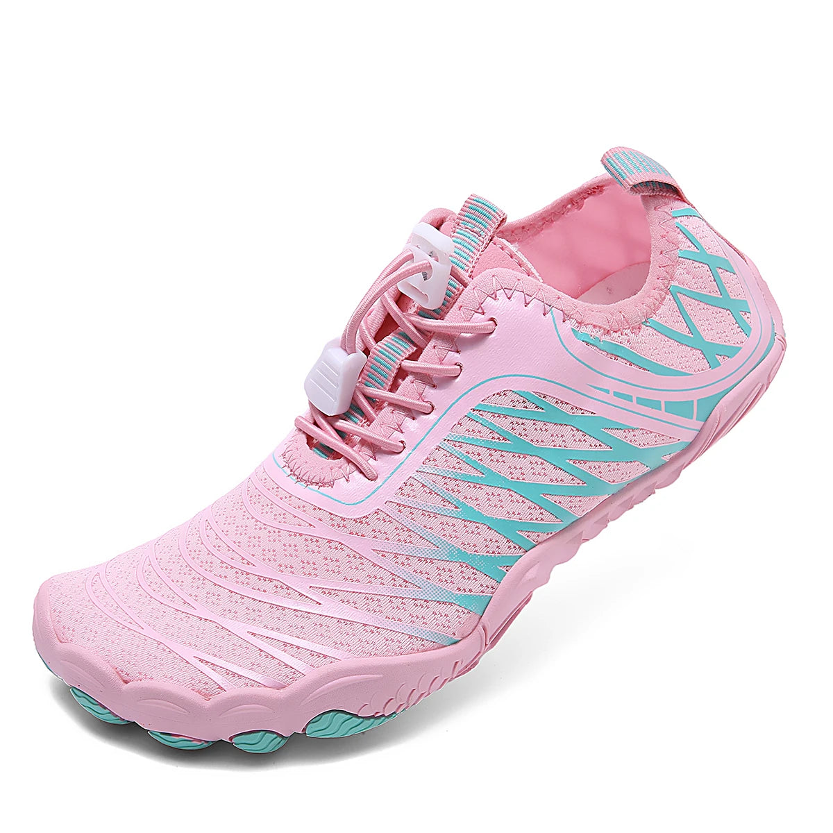 Wide Toe Barefoot Shoes Unisex Aqua Beach Sports Sneakers Black