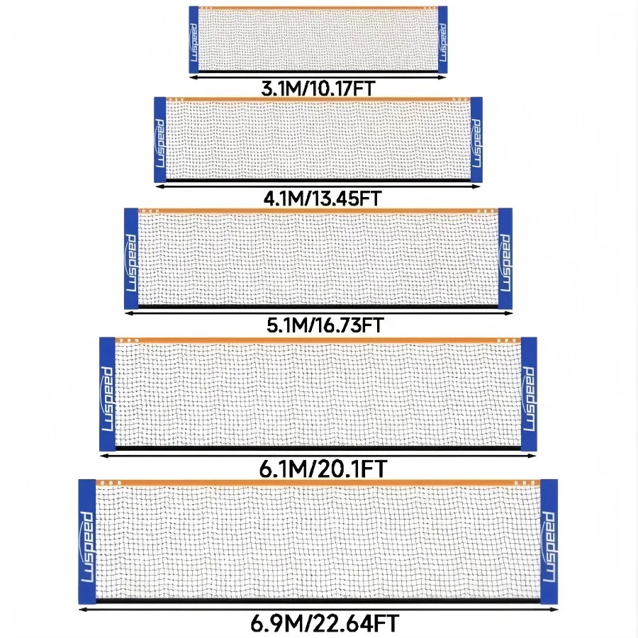 Portable Volleyball & Badminton Net Indoor Outdoor Backyard Sports Net