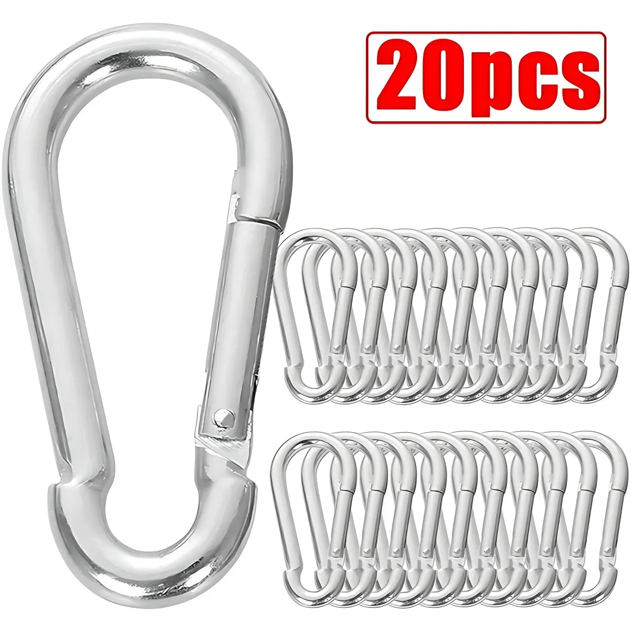 Mini Alloy Carabiner Keychain Outdoor Survival Camping Hook Clip
