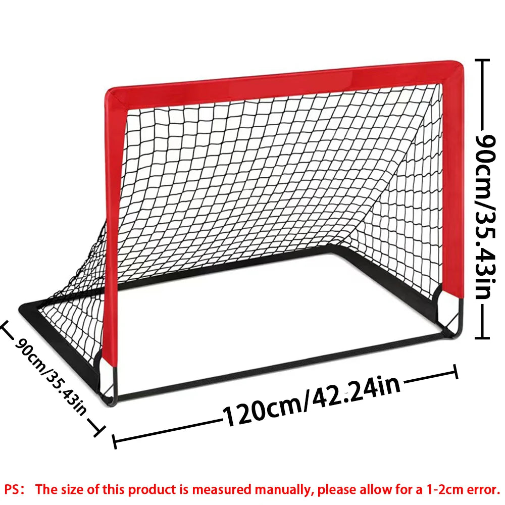 Pop Up Football Goal Net Garden Soccer Training Backyard Set