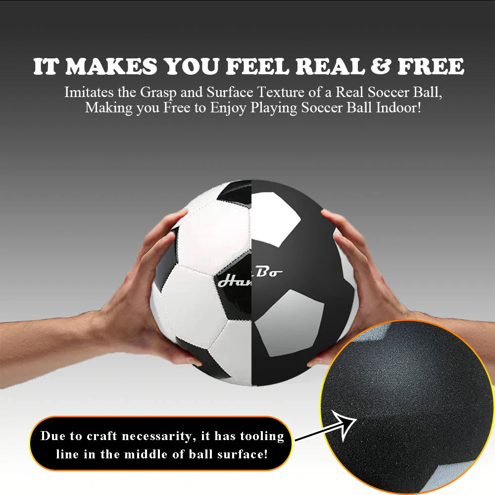 Silent Foam Football Indoor No Noise Bouncing Soccer Training Ball