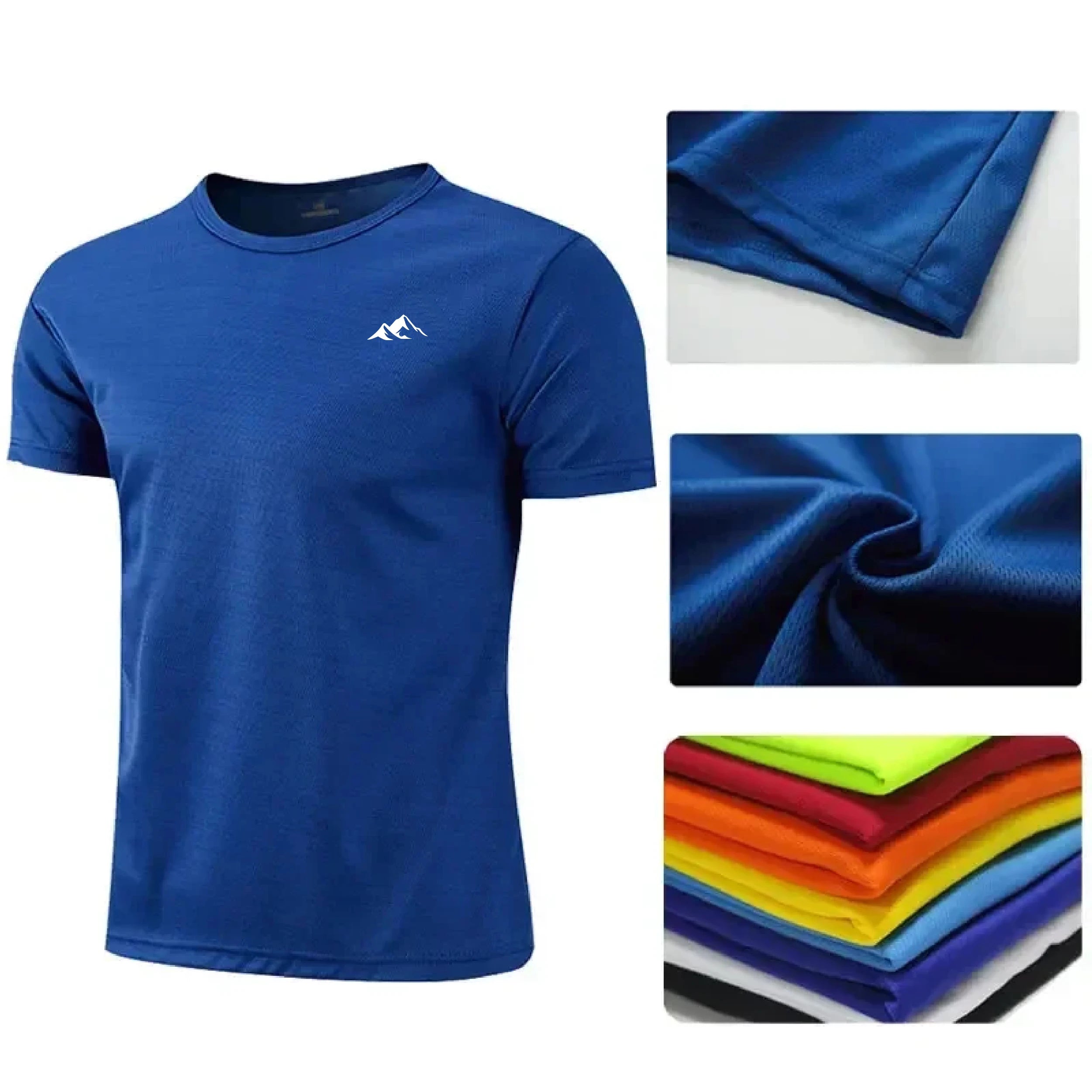 Men’s Quick Dry Oversized Gym Running T Shirt Fitness Jersey