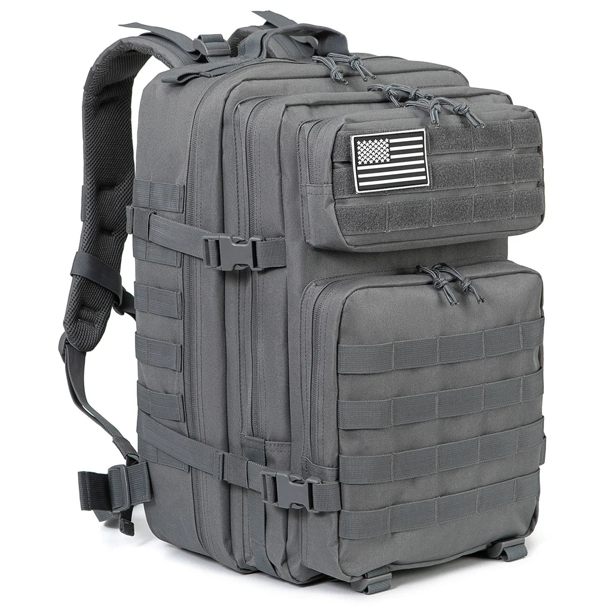 45L Tactical Backpack Large Capacity MOLLE Hiking Camping Outdoor Bag