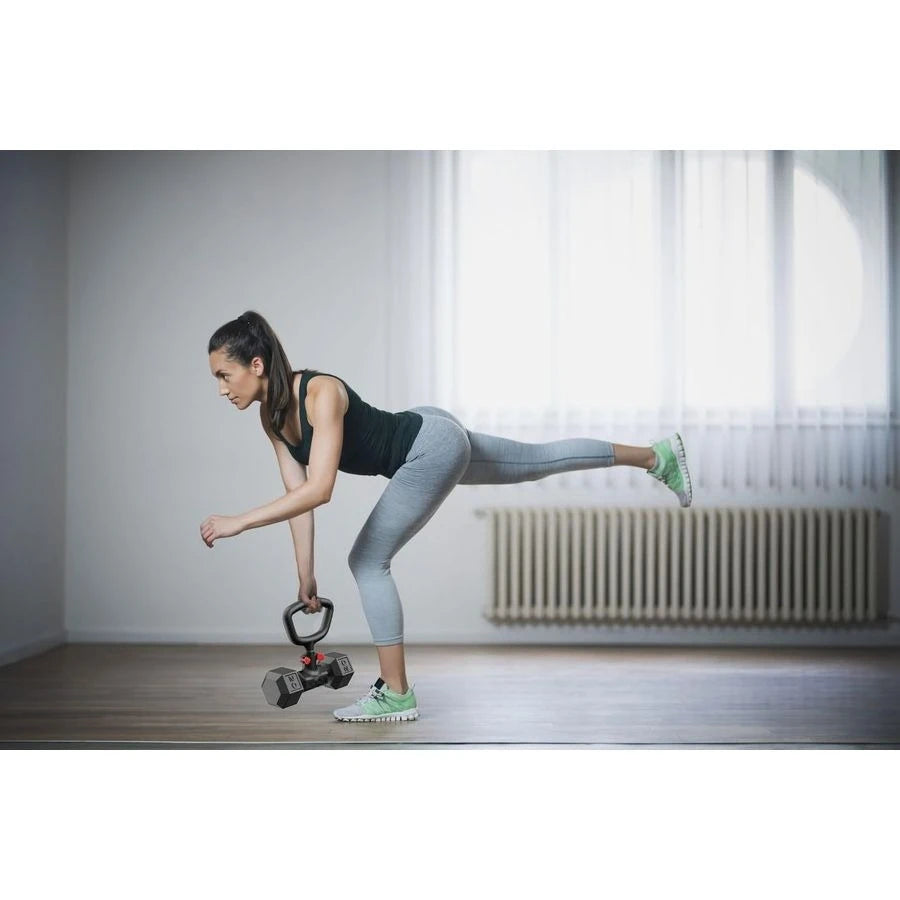 Adjustable Kettlebell Converter Dumbbell to Kettlebell Home Gym Equipment