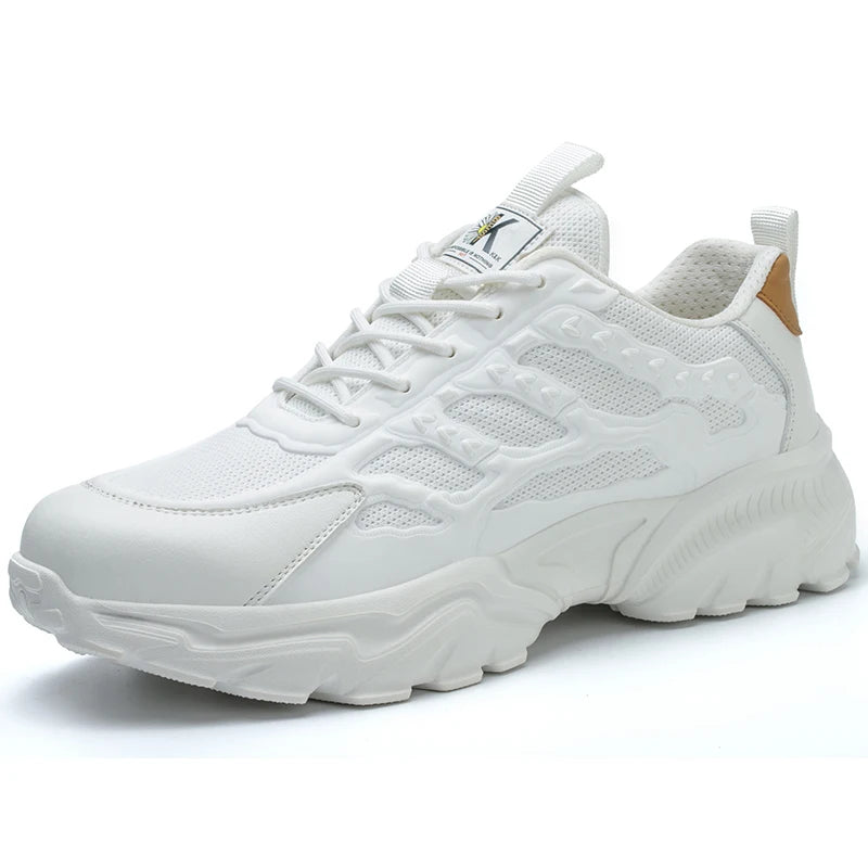 Men Work Safety Shoes Lightweight Anti Puncture Breathable Protective Sneakers
