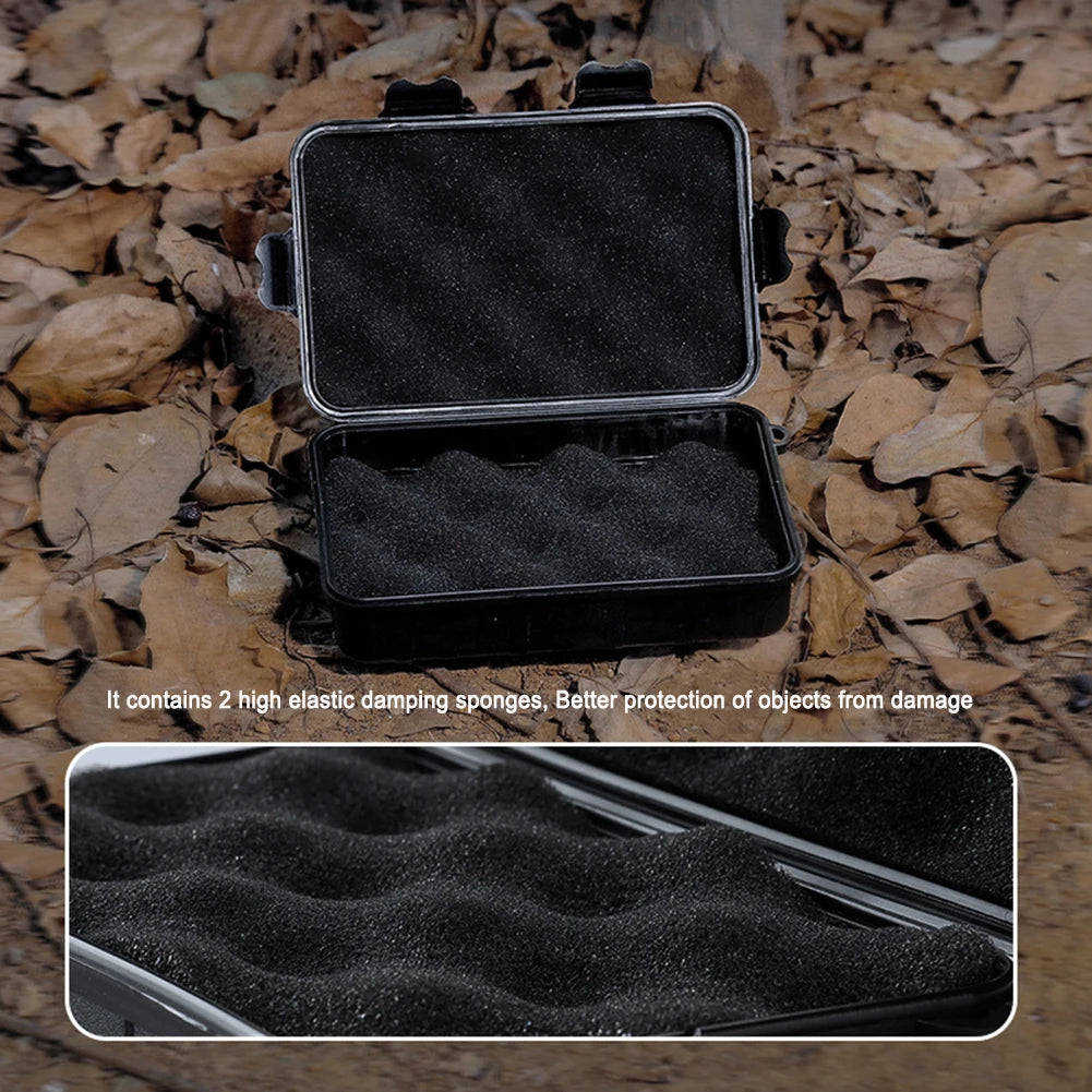 Portable Storage Box Waterproof Dry Box Survival Sealed Box Plastic EDC Tools Storage Container Case For Outdoor Gear Storage
