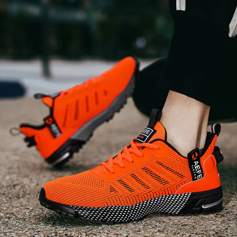 Men Running Shoes Lightweight Breathable Sneakers Outdoor Athletic Training Shoes