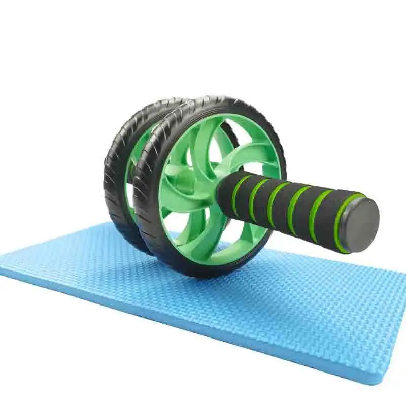 Silent Dual Wheel Ab Roller Core Strength Training Fitness Equipment