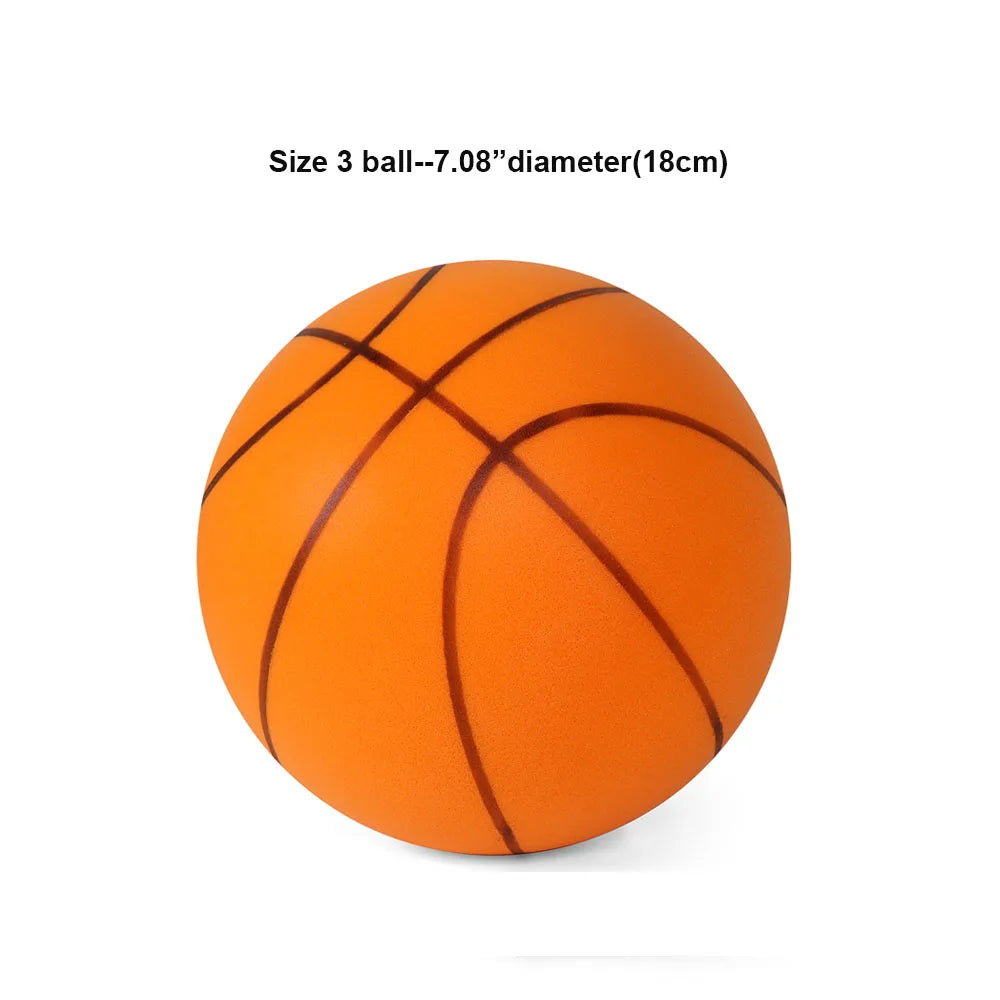 Silent Dribbling Foam Basketball Noiseless Indoor Training High Bounce Ball