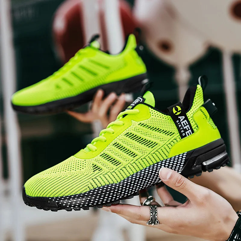 Men Running Shoes Lightweight Breathable Sneakers Outdoor Athletic Training Shoes
