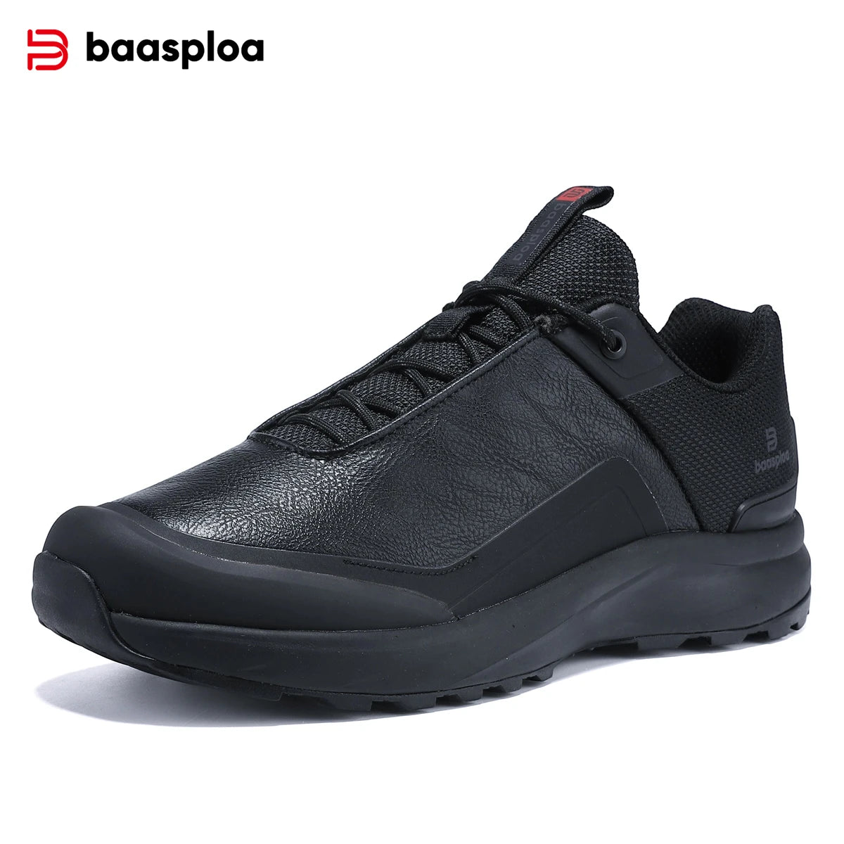 Baasploa Waterproof Hiking Shoes Men Non Slip Lightweight Outdoor Sneakers