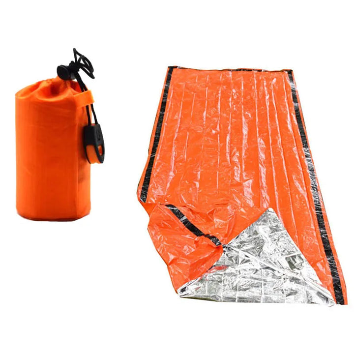 Waterproof Emergency Sleeping Bag Survival Mylar Thermal Camping Rescue Gear
