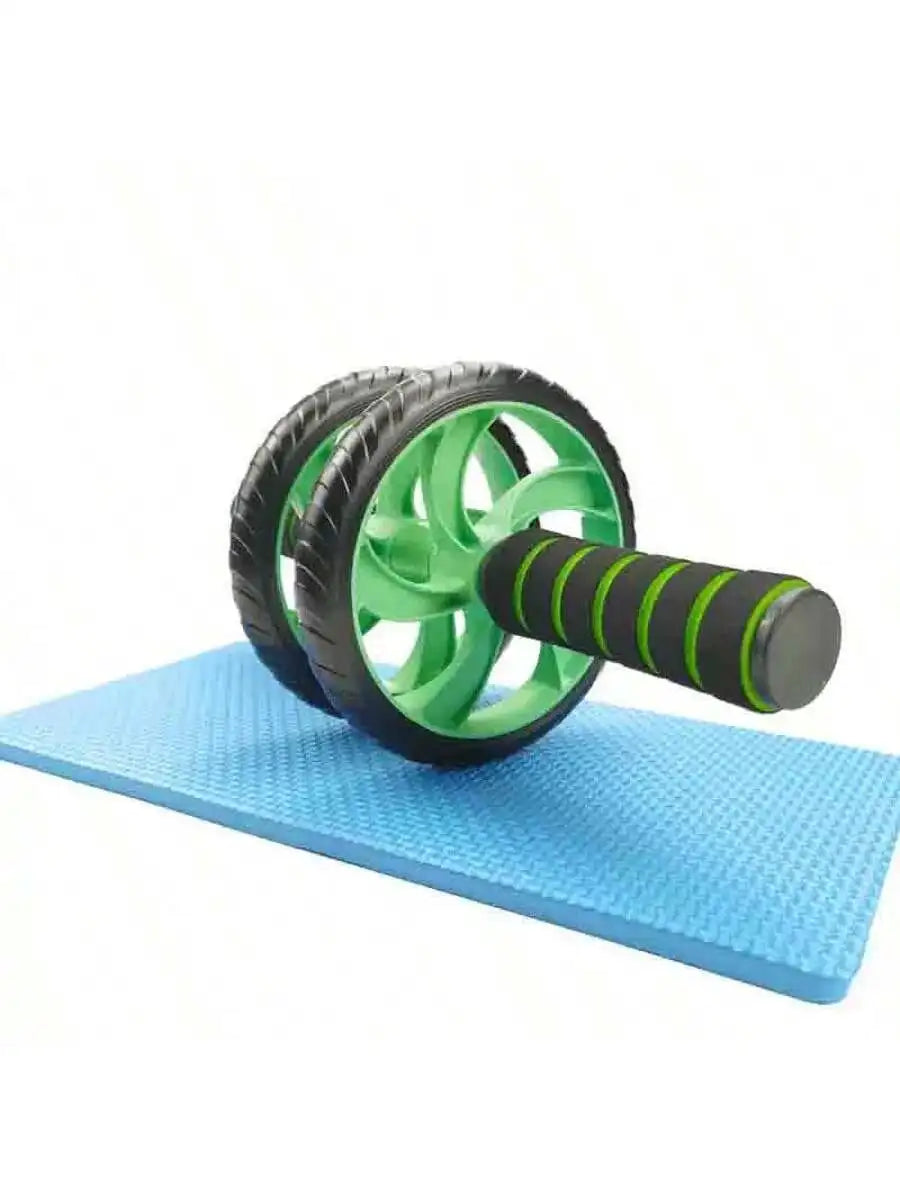 Silent Dual Wheel Ab Roller Core Strength Training Fitness Equipment