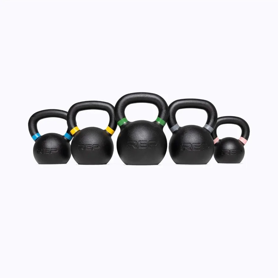 Cast Iron Kettlebell Set 4kg–24kg Strength Training Home Gym