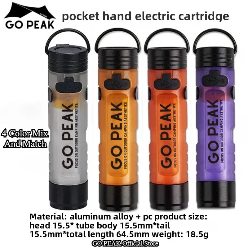 Pocket Mini LED Flashlight Key Clip Outdoor Emergency Survival Light