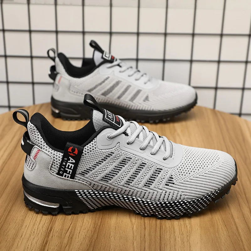 Men Running Shoes Lightweight Breathable Sneakers Outdoor Athletic Training Shoes