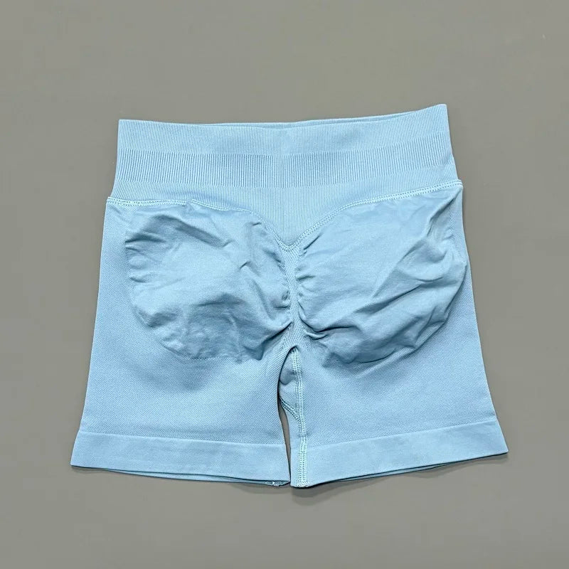 Women High Waist Yoga Shorts Seamless Butt Lift Tummy Control
