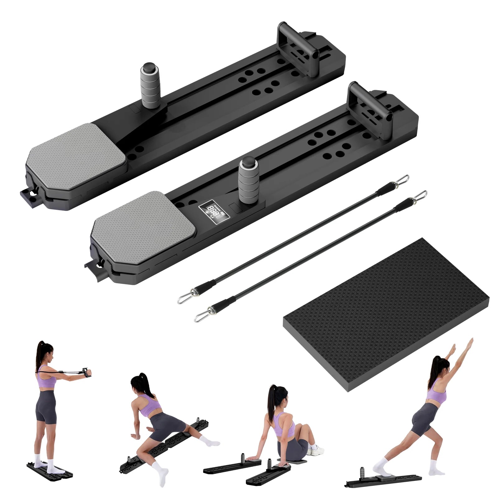 Foldable Pilates Board Core Ab Workout Smart Balance Fitness Equipment