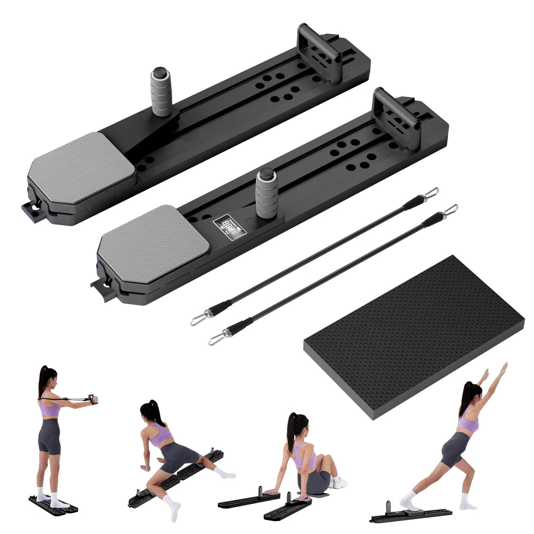 Foldable Pilates Board Core Ab Workout Smart Balance Fitness Equipment