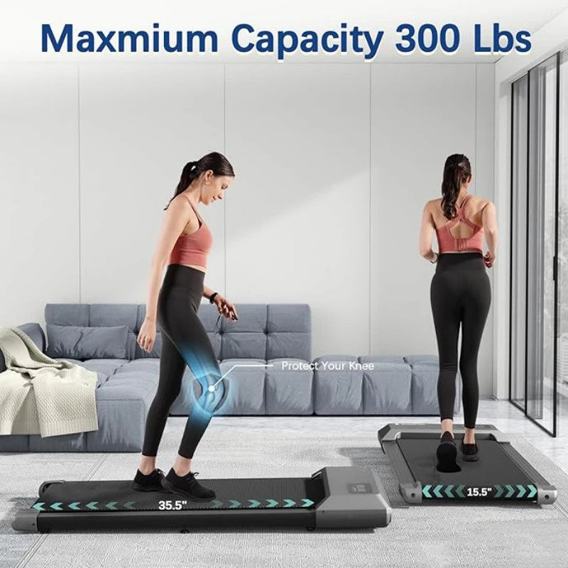 2.5HP 300lbs Folding Treadmill Walking Pad Home Fitness Machine