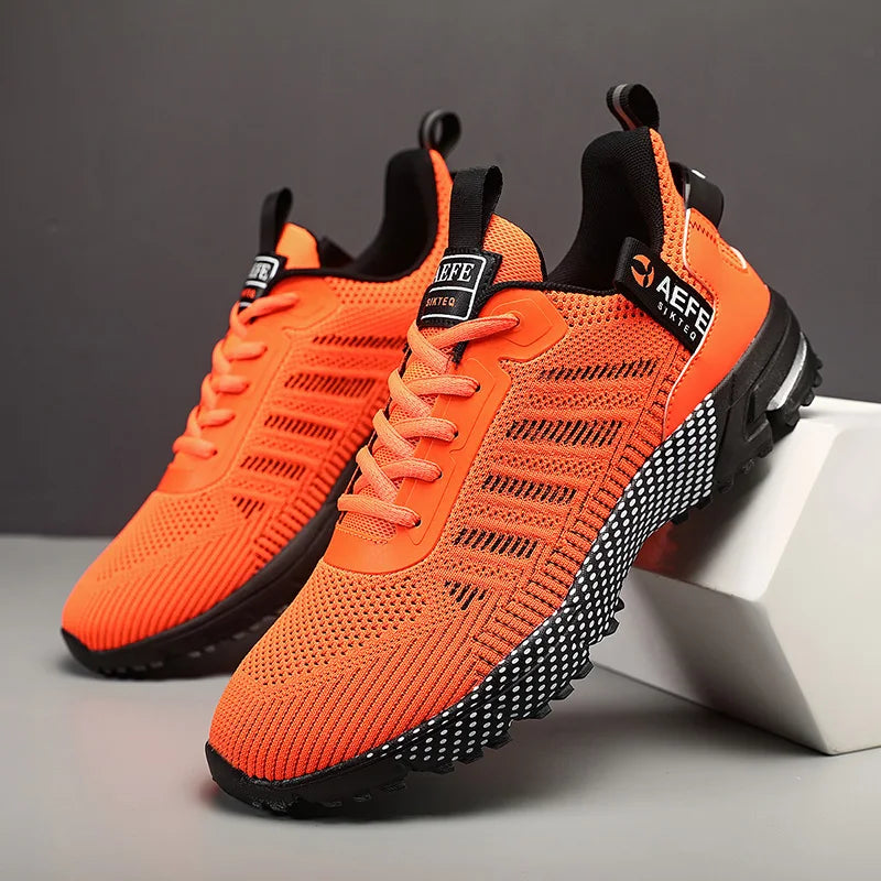 Men Running Shoes Lightweight Breathable Sneakers Outdoor Athletic Training Shoes