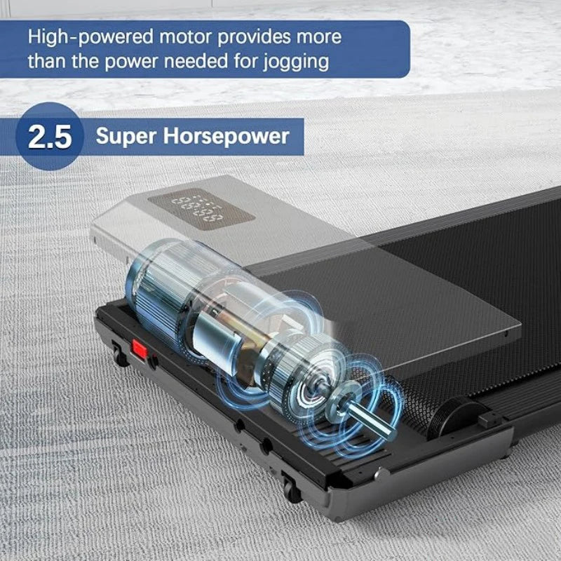 2.5HP 300lbs Folding Treadmill Walking Pad Home Fitness Machine