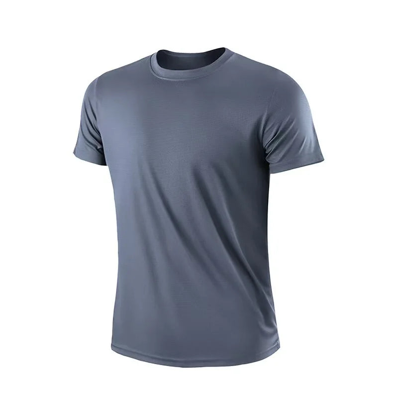 Men’s Quick Dry Gym Running T Shirt Moisture Wicking Training