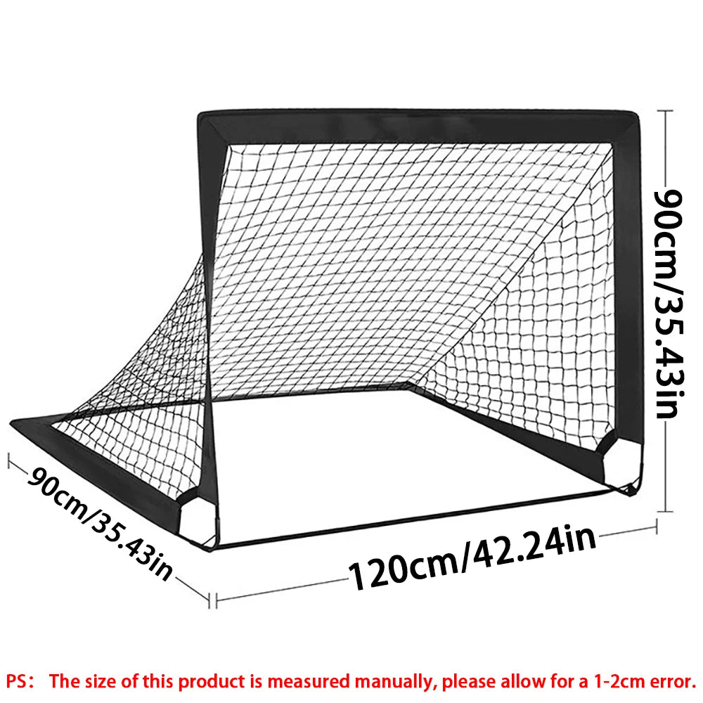 Pop Up Football Goal Net Garden Soccer Training Backyard Set