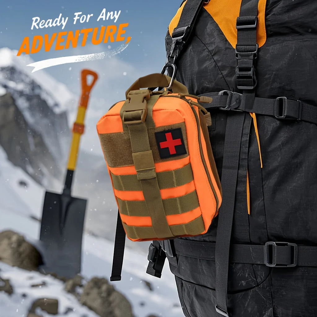 379pcs First Aid Kit Portable Emergency Survival Bag Outdoor Travel