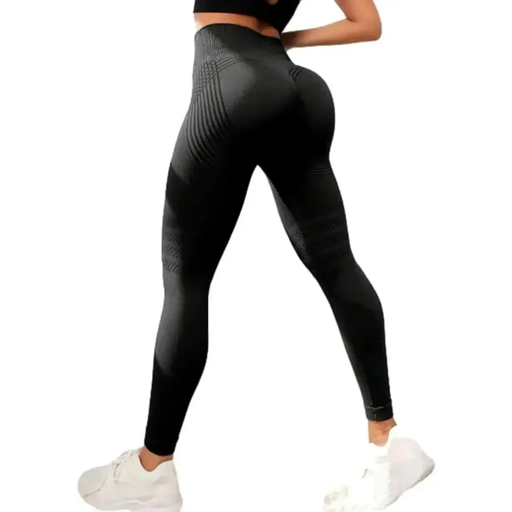 3D Cellulite Leggings High Waisted Butt Lift Gym Yoga Pants