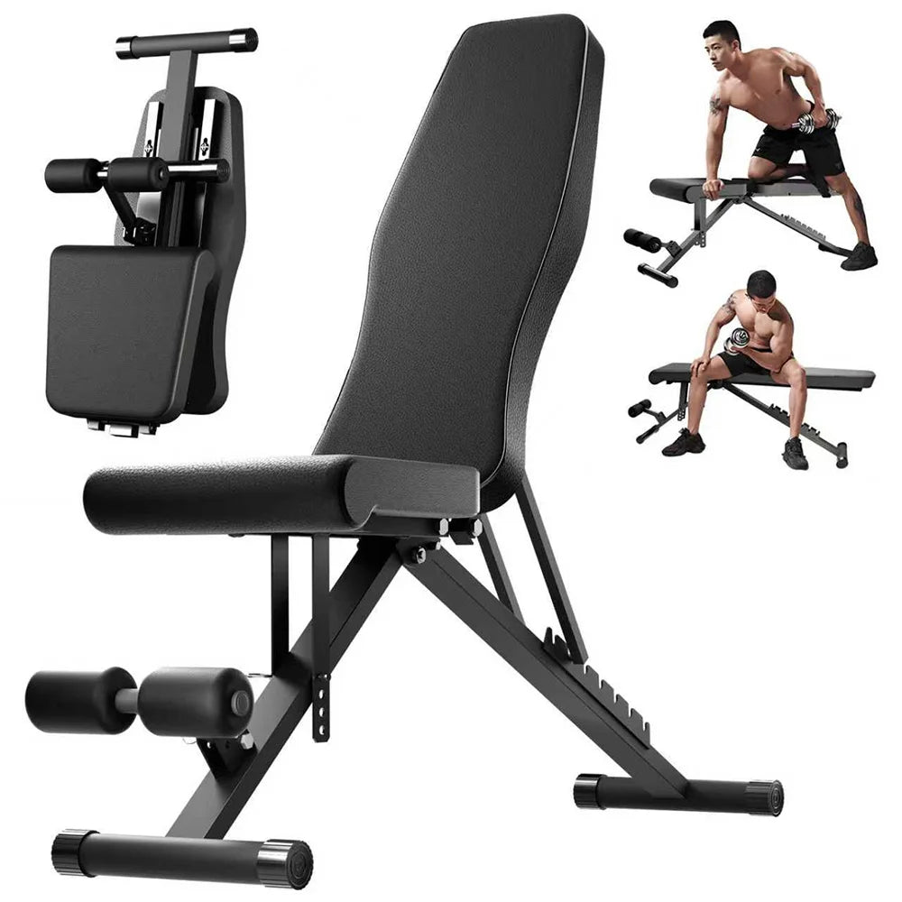 Adjustable Weight Bench Foldable Dumbbell Press Full Body Strength Training