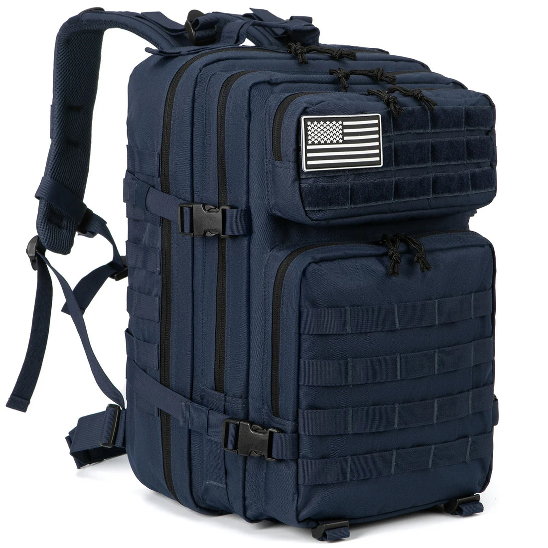 45L Tactical Backpack Large Capacity MOLLE Hiking Camping Outdoor Bag
